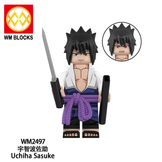 Anime Naruto Uchiha Sasuke Minifigures WM2497